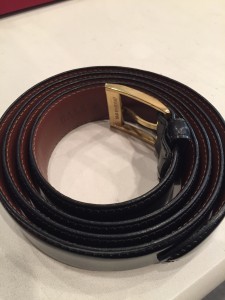 BALLY 黒革 ベルト