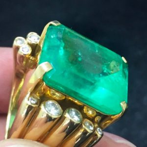 エメラルド リング5.34ct