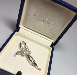 MIKIMOTO パールブローチ
