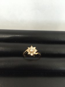 ダイヤモンド フラワーリング