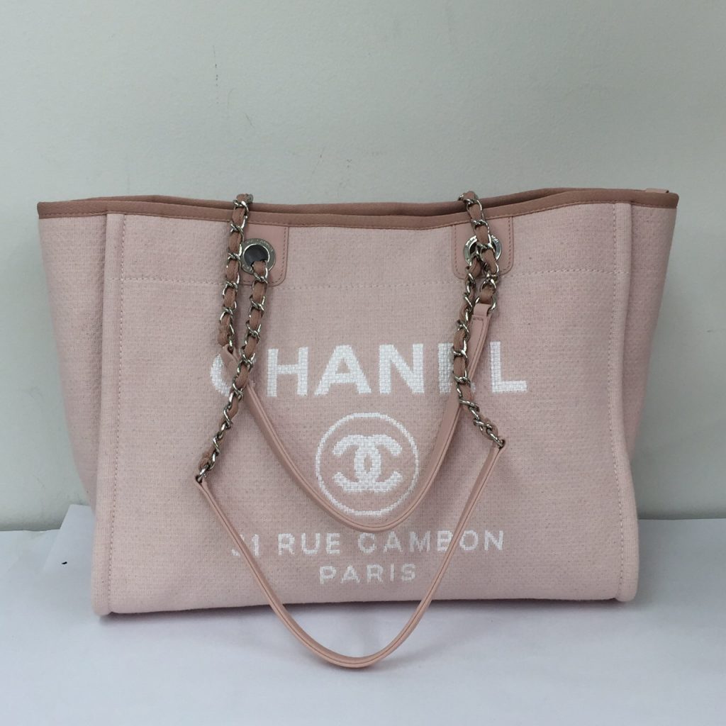 CHANEL　キャンバストートバッグ