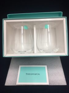 ティファニーロゴ入り ペアグラス Tiffany&Co