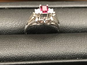 pt900ルビーリング