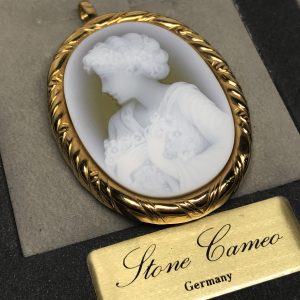 K18カメオブローチ