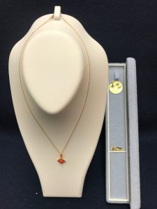 K18珊瑚ネックレス
