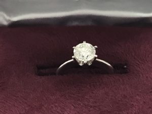 Pt850　ダイヤリング