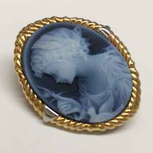 K18 カメオブローチ(ペンダントトップ)