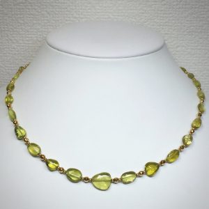K18トルマリンネックレス