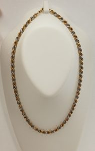 Pt850ベース/K18コンビ ネックレス