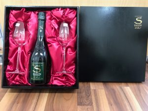 SALONサロン 750ml シャンパン（箱・ペアグラス付き）