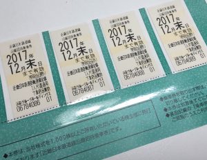 近畿日本鉄道線 招待乗車券