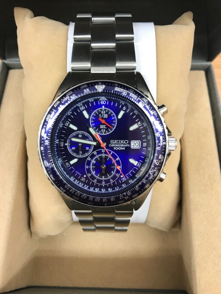 SEIKOセイコー クロノグラフ100M防水腕時計の買取実績 | 買取専門店