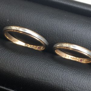 K18/Pt950コンビ ペアリング