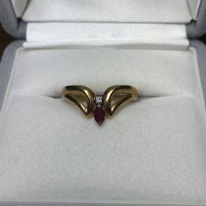 K18 ルビーリング