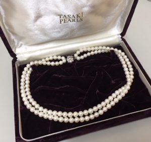 2連パールネックレス