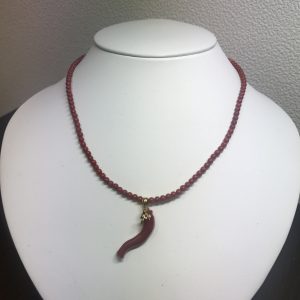 K18 サンゴネックレス