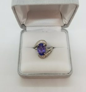 Pt900タンザナイトリング