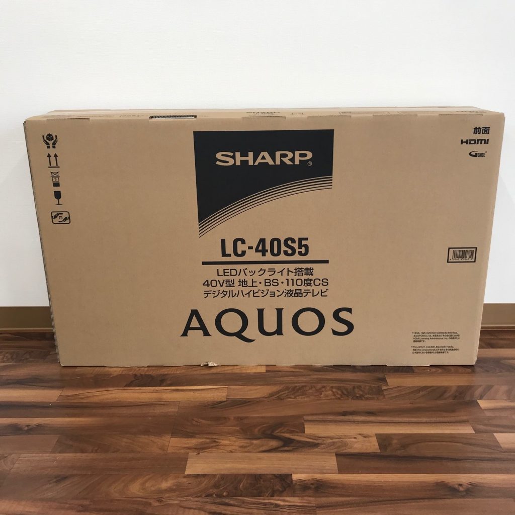 SHARP AQUOS 40型デジタルハイビジョン液晶テレビ