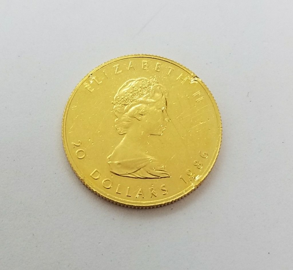カナダ　20ドル金貨