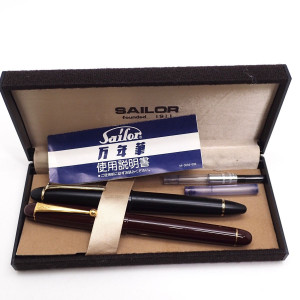 SAILOR&PILOT万年筆セット 18K/14K