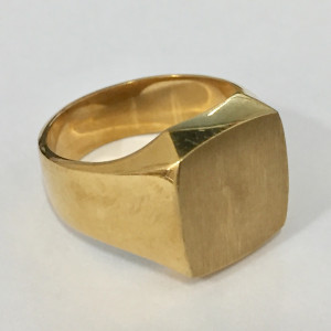 K18印台メンズリング