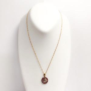 k18ルビーネックレス