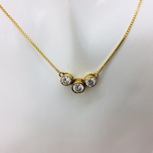 K18ダイヤネックレス