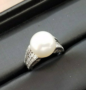 PT900 真珠リング