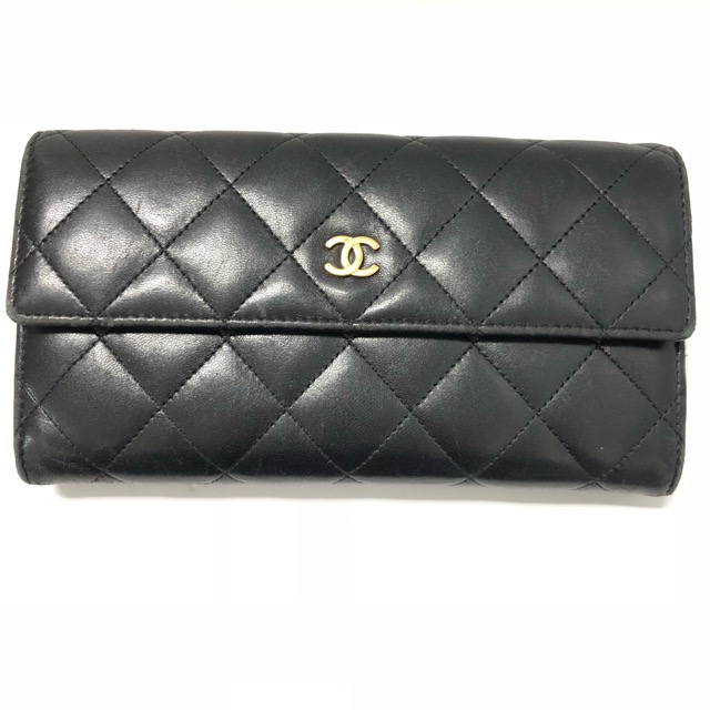 CHANEL シャネル ラムスキン 長財布 - 長財布