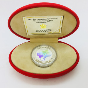 2003年 カナダ ロイヤルカナディアンミント 吉祥之楓 1オンス銀貨