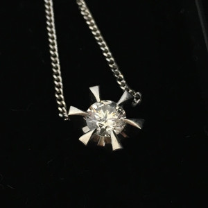 Pt900 0.526ct ダイヤモンドネックレス