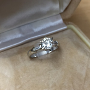Pt950ダイヤモンドリング 1.03ct