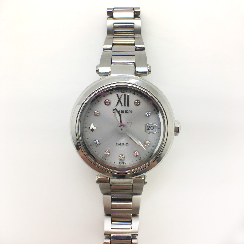 CASIO レディース SHEEN ソーラー腕時計の買取実績 | 買取専門店さすがや