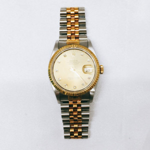 ロレックス デイトジャスト コンビ