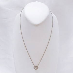 Pt950ティファニーソレストダイヤネックレス