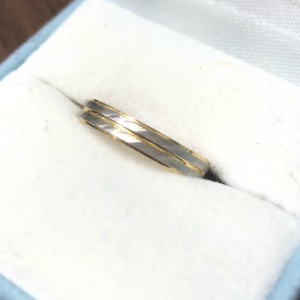 K18/Pt900コンビリング