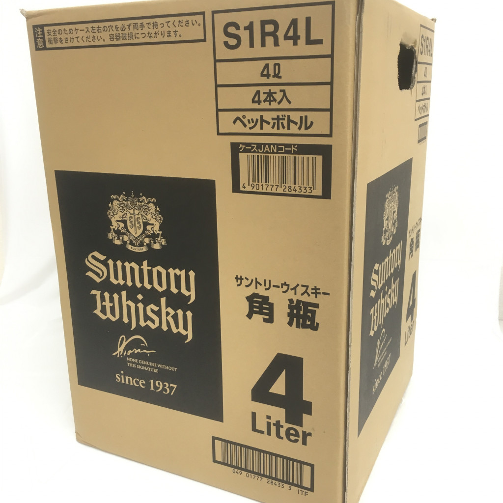 飲料・酒サントリー角瓶4L    4本