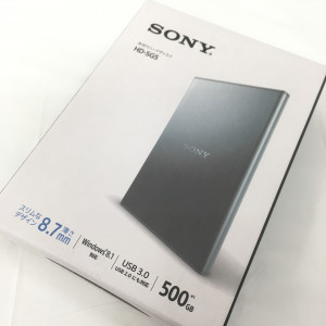 SONY 外付けHDD 500GB