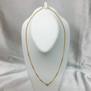 K18 ダイヤネックレス