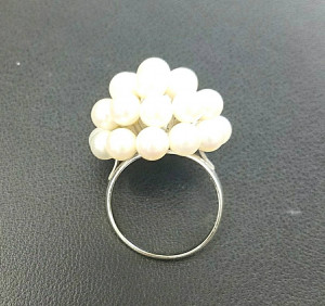 Pt900 パールリング