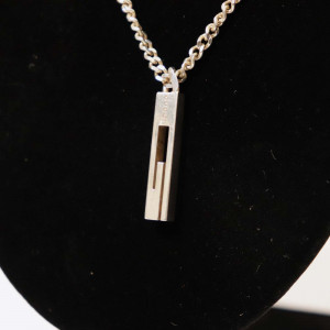 GUCCI Gプレート ネックレス SV925