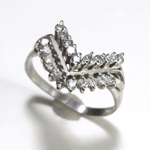 Pt900 メレダイヤ （1.06ct）リング