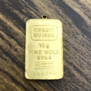 インゴット ペンダントトップ 10g