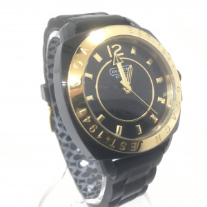 COACH(コーチ)ラバーベルト腕時計 CA.43.3.44.0675 ブラック×ゴールド