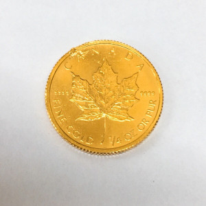 K24メイプルリーフ1/4ozコイン