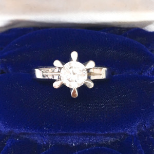 Pt900 ダイヤモンド リング 1.003ct