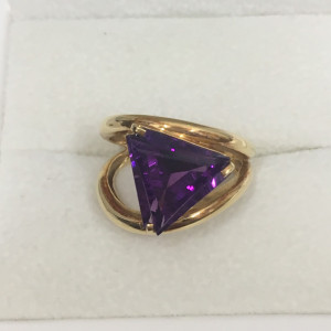 K18 アメジスト リング 1.25ct