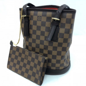 LOUIS VUITTON(ルイヴィトン) マレ ポーチ付きバケット ダミエ