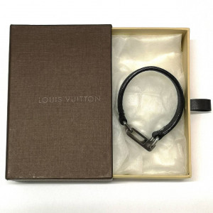 LOUIS VUITTON ダミエ ブレスレット レザー ユニセックス 箱付き 美品