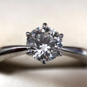 Pt900 0.6ct ダイヤモンド リング